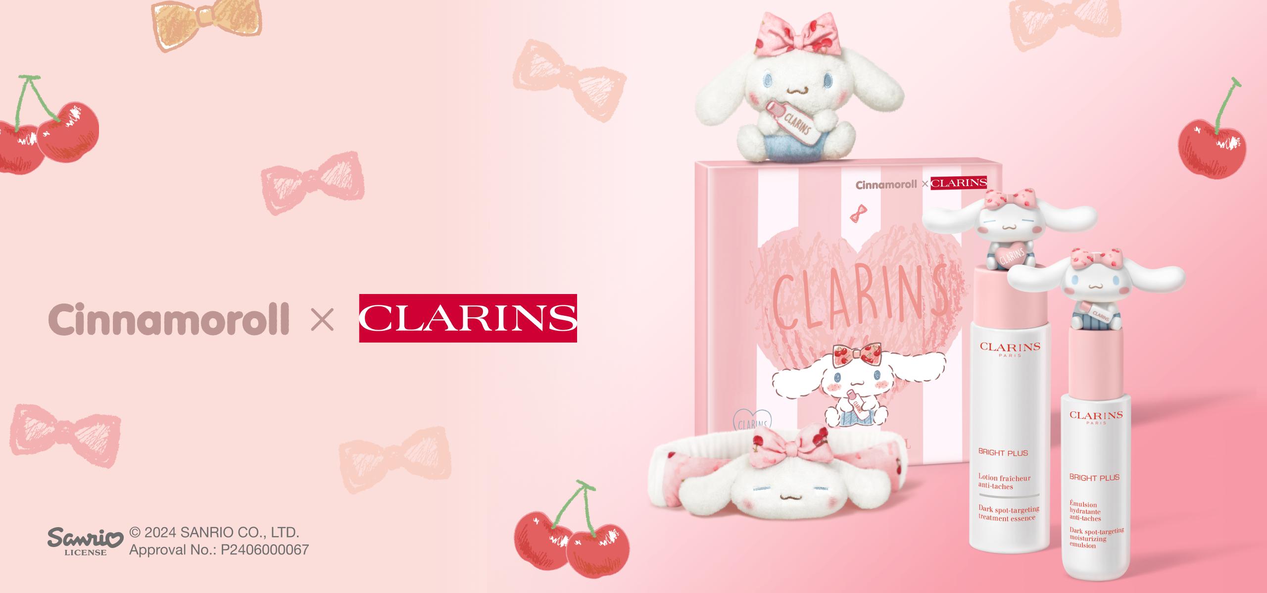 Clarins x Cinnamoroll Bright Plus Limited Edition Kit